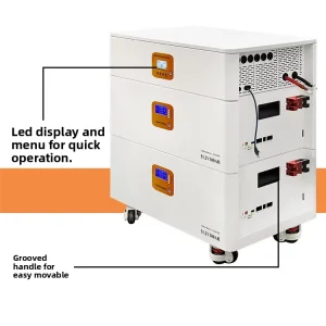 Stacked Photovoltaic Inverter All in one Unit 60kW Monocrystalline Silicon Solar Panels Lithium Ion 30 Degree 15kW Energy