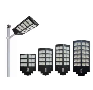 Wide-Angle 300W 400W 500W 600W Outdoor All-in-One Solar LED Street Lights IP65 ABS for Farm Lighting