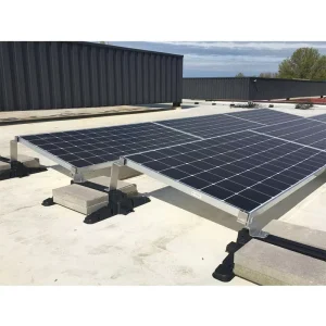 Wind & Snow Load Certified Zinc-Aluminum-Magnesium Alloy Base Commercial Flat Roof Solar Mounting System with 25-Year Warranty