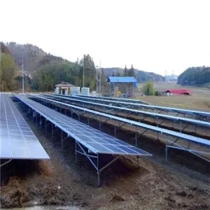 Wind & Snow Load Rated Customizable Aluminum Solar PV Ground Mount Racking System for Commercial & Utility Solar Energy System