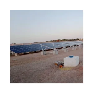 Wind Snow Load Rated Heavy-Duty Zinc-Aluminum-Magnesium Hot-Dip Galvanized Ground Solar Mounting Bracket Concrete Foundation
