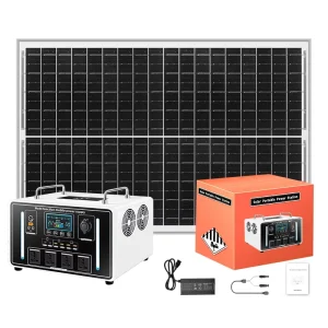 With 200W Solar Panel 4000WH 5000WH Portable Solar Generators 2000W 3000W Generator Solar Portable