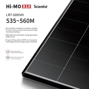 X10 TOPCon N Type Bifacial Double Glass Monocrystalline 530W 550W 570W Photovoltaic Solar Panels