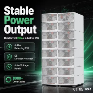 XH 314 64kWh 112kWh 358.4V High Voltage ESS for Solar Plant 314Ah LiFePO4 Battery Modular Stackable