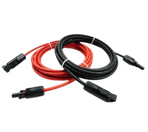耐候铜质高压太阳能电缆 XLPE PVC 绝缘 IP68 级防护 300V/500V 户外移动电站