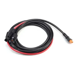XT60 母头转 MC4 太阳能连接器电缆，用于太阳能电池板储能充电，12AWG 电线电源线