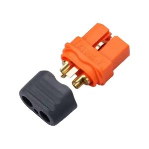 XT60I Female 35A Solar Power Connector 2+1 Blade Signal Pin Gold plated Copper for Solar Photovoltaic Wiring Harness Connectors