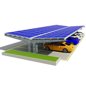 Y-Shaped Solar Carport Mounting Racking System for Parking Structures