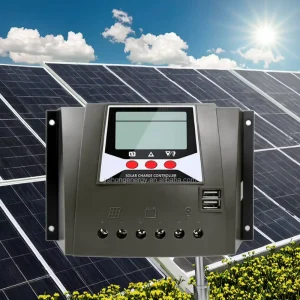 YH-WP 50A PWM Solar Charge Controller 12V 24V 36V 48V for Lead-Acid Batteries with LCD 1200W 2400W Max PV Power