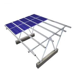 YMHD Carport Solar Model Aluminum Anodized Solar Panel Mounting System with Wind Load 60 & Snow Load 1.4