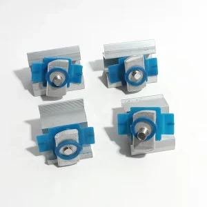 Yuxin Solar PV Clamping Blocks Waterproof Bracket BIPV Sunroom Roof Power Generation Accessories Complete Aluminum Alloy Set