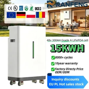 ZA EU USA STOCK 48V 300Ah 200Ah Solar Lithium LiFePO4 Battery Pack 10kwh 15kwh 30kwh 48v 100 Ah LiFePO4 Home