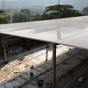 ZAM Coated Modular BIPV Solar Mounting System Waterproof Anti Typhoon 16 No Welding Bolt On Assembly for Rooftop Carport Farm