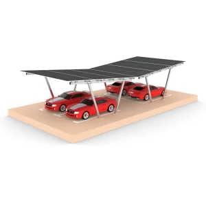 ZAM Steel VV-Type Solar Carport Mounting Structure PV Racking System for Residential and Commercial Parking