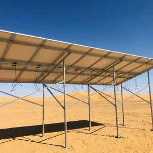 Zero Land Hardening Hot Dip Galvanized Zinc-Aluminum-Magnesium 25-Year Warranty Solar Ground Mount Structure Ground Screw