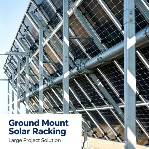 Zinc Aluminum Magnesium Metal Roof Solar Mount Bracket Custom Photovoltaic Support Frame for Metal Rooftop PV Installation