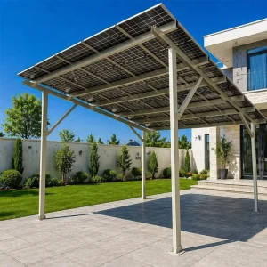 Zn-Al-Mg Channel Steel Solar Carport Parking System