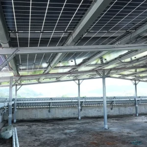 Zn Al Mg Coated BIPV Photovoltaic Support Structure 16 Typhoon Resistant Waterproof Integrated Design Bolt On for Solar Panels