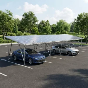 Zn-Al-Mg Coated Steel Solar Carport Mounting System