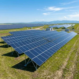 Zn-Al-Mg Ground Mount Solar Racking System for Industrial Applications