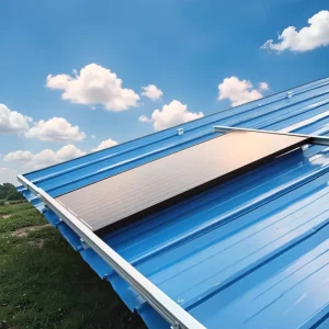 Zn Al Mg Solar PV Roof Mount Bracket System for Corrugated Steel Tile Roof