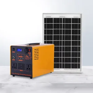 aiyaNew portable power supply household solar panel power generation and energy storage station outdoor camping generator