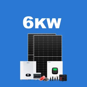 kit solaire complet on off grid 6kw solar panel system for home with battery included
