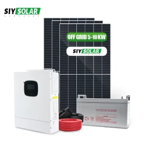 off Grid Home Solar Power System with MPPT Controller 1-20kW Solar Energy Solution Lithium/Iron Batteries