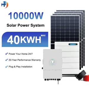 off Grid Hybrid Solar Energy System 5 25kW with MPPT Controller Lithium Ion Battery Inverter Complete Solar Kit