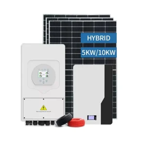 off Grid Hybrid Solar Power System 5 20KW MPPT Lithium Ion Battery & Inverter Complete Kit